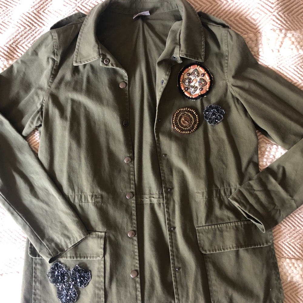 Embellished Utility Jacket - Picture 4 of 8